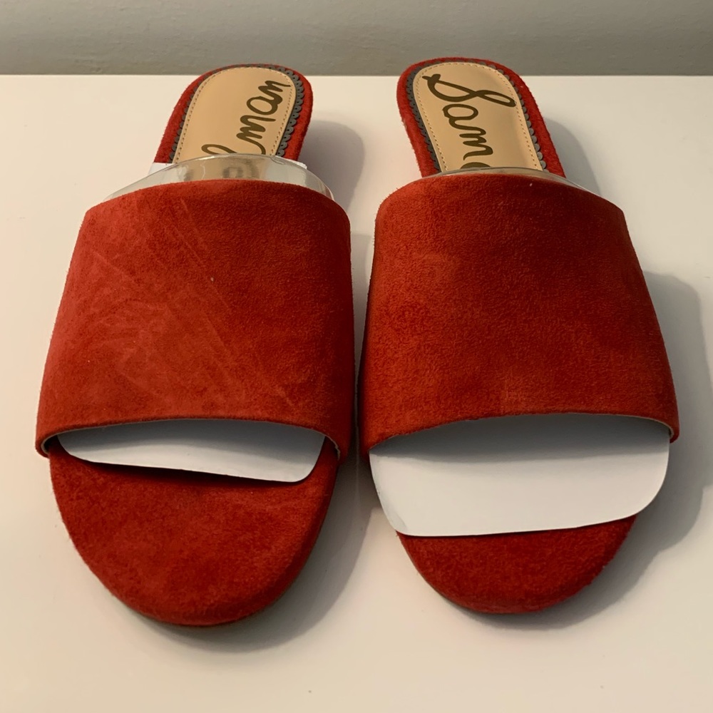 Sam Edelman Red Suede Flats